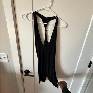Black Sleeveless Women's Top